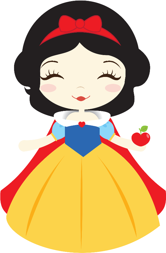 Jnpaqztrr08wd Pixeles Baby Snow White - Branca De Neve Cute Feltro (900x900), Png Download
