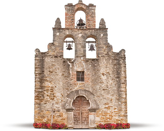 Explore The Mission - Mission San Francisco De La Espada (523x418), Png Download