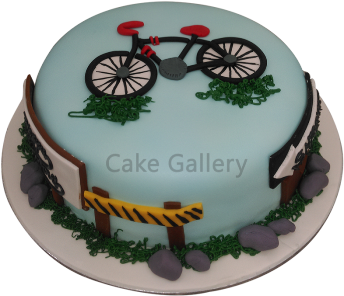 Bicycle Cake - Birthday Cake Bicycle (700x1000), Png Download