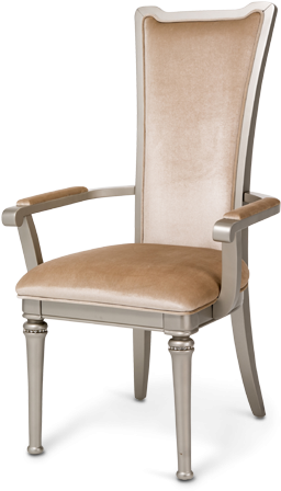 Amini Bel Air Park Arm Chair Champagne - Aico Michael Amini Bel Air Park Arm Chair In Champagne (600x510), Png Download