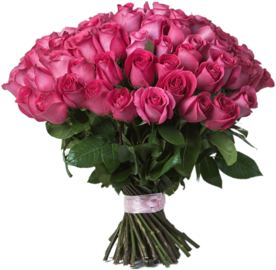 Pink Rose Bouquet - Garden Roses (866x650), Png Download