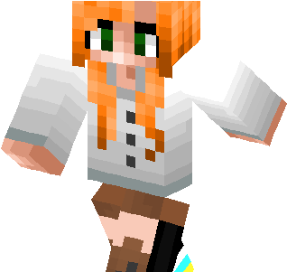 Hd Snow Girl Png - Minecraft Snow Golem Boy (400x300), Png Download