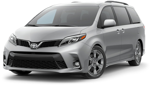 2018 Sienna - 2018 Toyota Sienna Png (569x305), Png Download