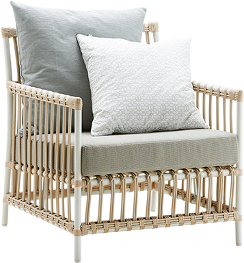 Niantic Park Lounge Chair - Sika-design Caroline Loungestol - Dove White (714x402), Png Download