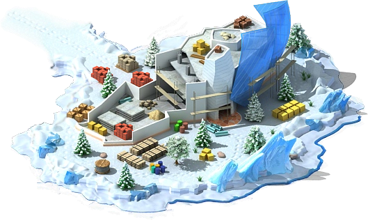 Ice Hotel Construction - House (529x316), Png Download