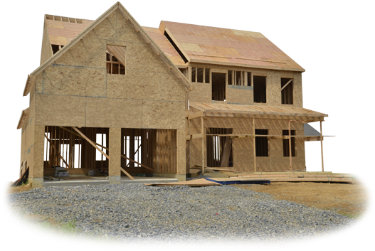 Course Of Construction - New House Construction (530x400), Png Download