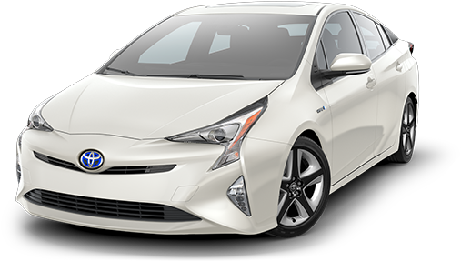 2018 Toyota Prius - 2018 Prius 2 White (569x305), Png Download