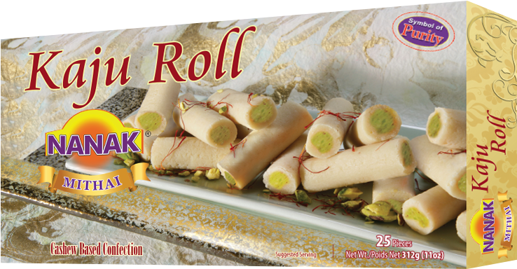 Nanak Kaju Roll - Kaju Katli (800x835), Png Download
