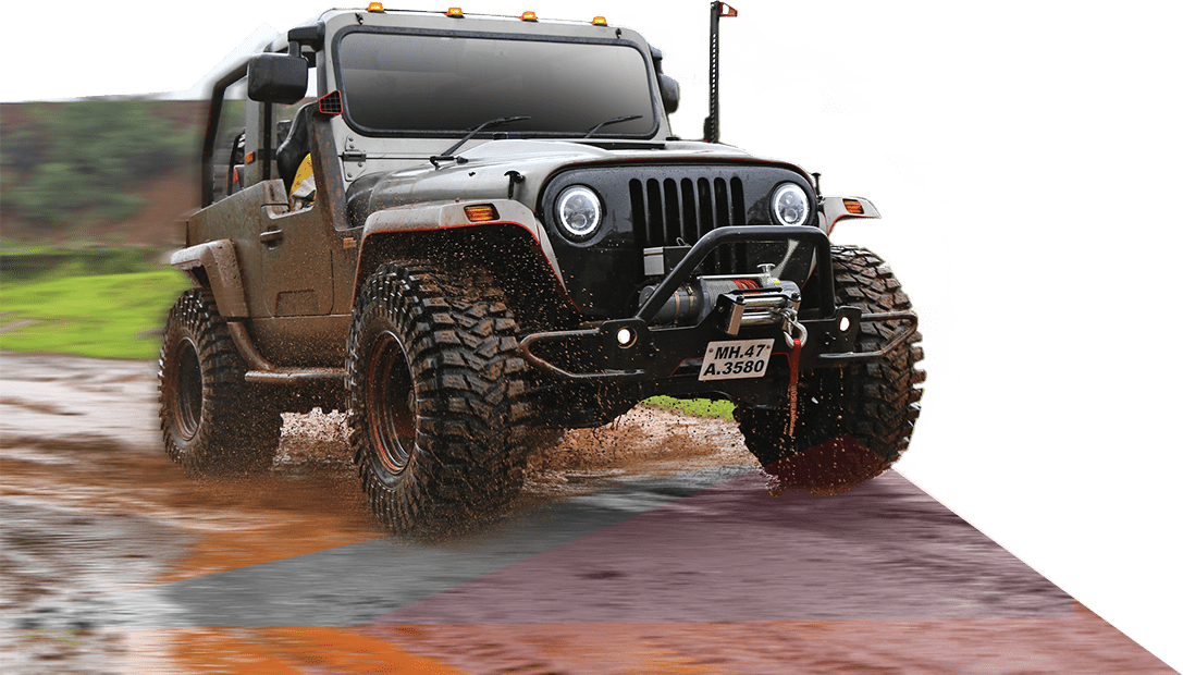 Credit - Http - //www - Mahindrathar - Com/day Break/images/bg - Mahindra Thar Daybreak Edition (1087x620), Png Download
