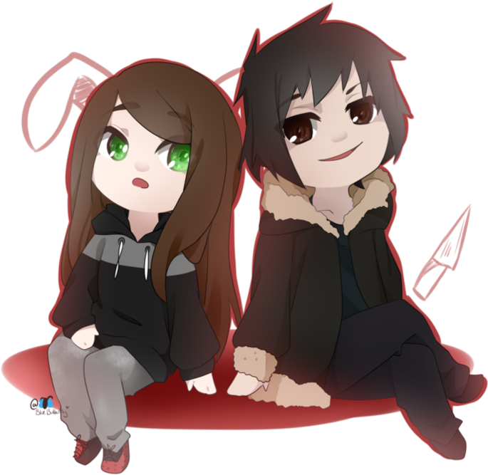 Chibi Couple (1019x784), Png Download