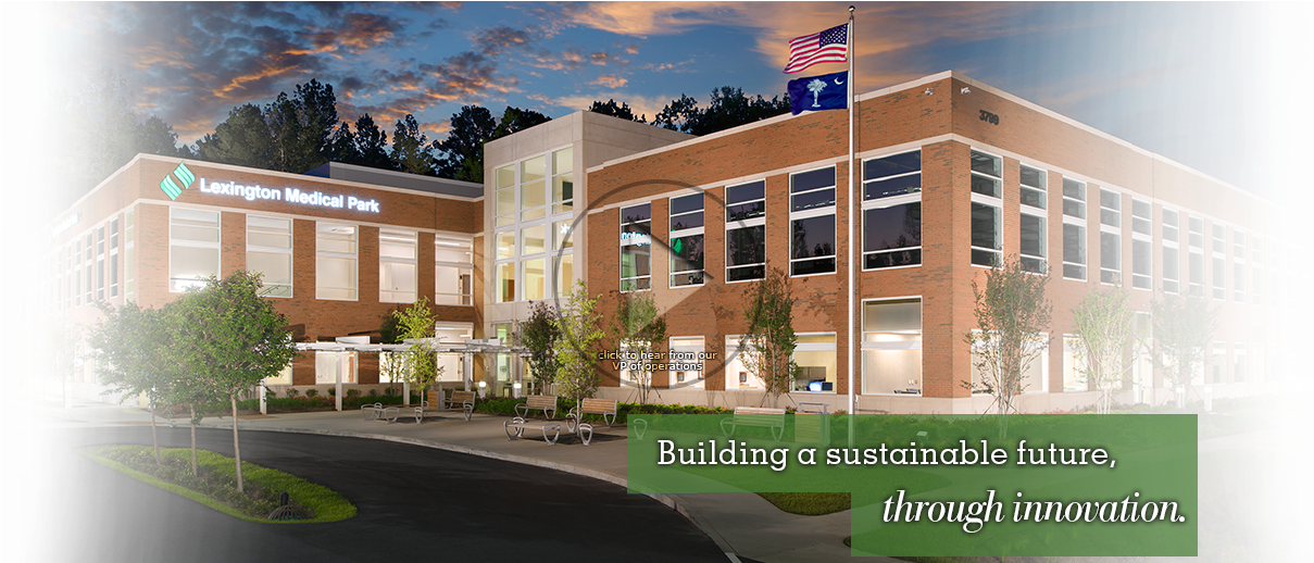 Sustainable Future - Commercial Building (1215x517), Png Download