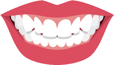 Banner Black And White Library Image Result For Red - Animated Picture Of Teeth (400x400), Png Download