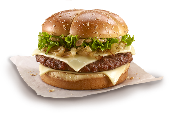 Jolly-burger - Christmas Chicken Warmer Mcdonalds (583x390), Png Download