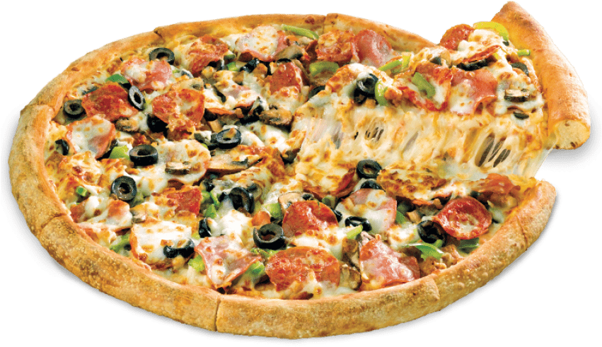 Free Png Pizza Png Pic Png Images Transparent - Pizza With 3 Toppings (850x500), Png Download