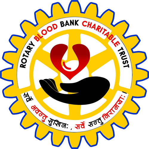 Rotary Blood Bank - Rotary Blood Bank Logo (500x500), Png Download