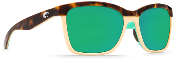 Costa Del Mar Anaa Shiny Retro Tortoise 580p Polarized - Sunglasses Costa Del Mar Anaa Shiny Retro Tort / Cream (590x714), Png Download