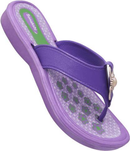 Ladies Flip Flop - Fashion (500x500), Png Download