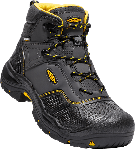 Men's Logandale Waterproof Boot - Men's Keen Utility Logandale Waterproof Steel Toe Work (640x720), Png Download