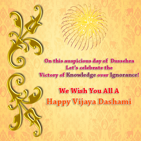 A Happy Vijaya Dashami - Calligraphy (600x600), Png Download