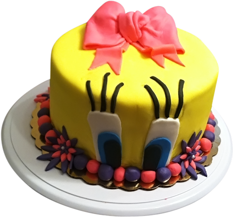 Tweety Bird Cakes - Tweety Bird Cake Png (500x500), Png Download
