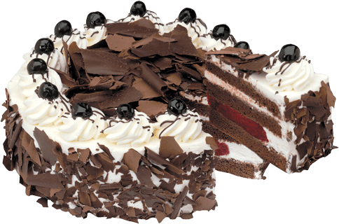 Black Forest With The Darkest Flavor - La Rocca Black Forest Cake (500x400), Png Download