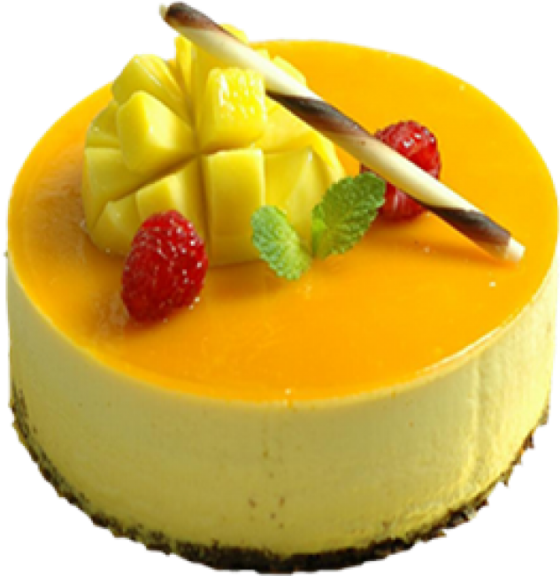 Mango Cake (650x650), Png Download