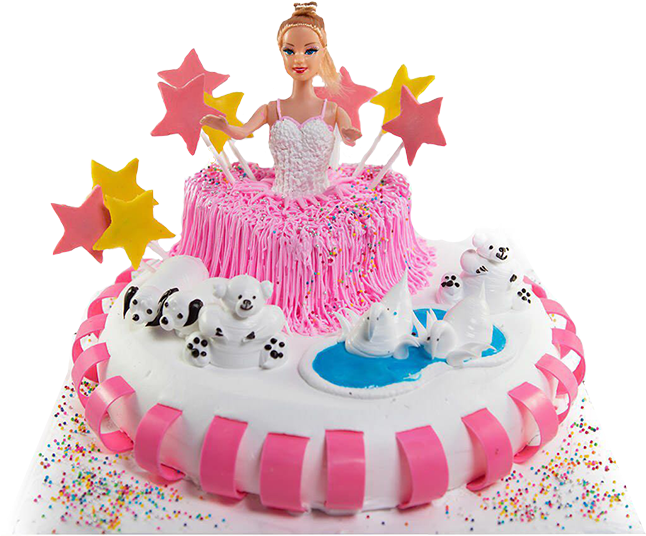 Barbie Cake Topper Printable, Doll Happy Birthday PNG | Vectorency