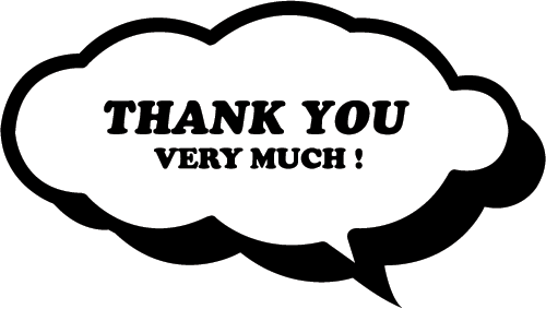 Thank You Very Much Png (500x283), Png Download