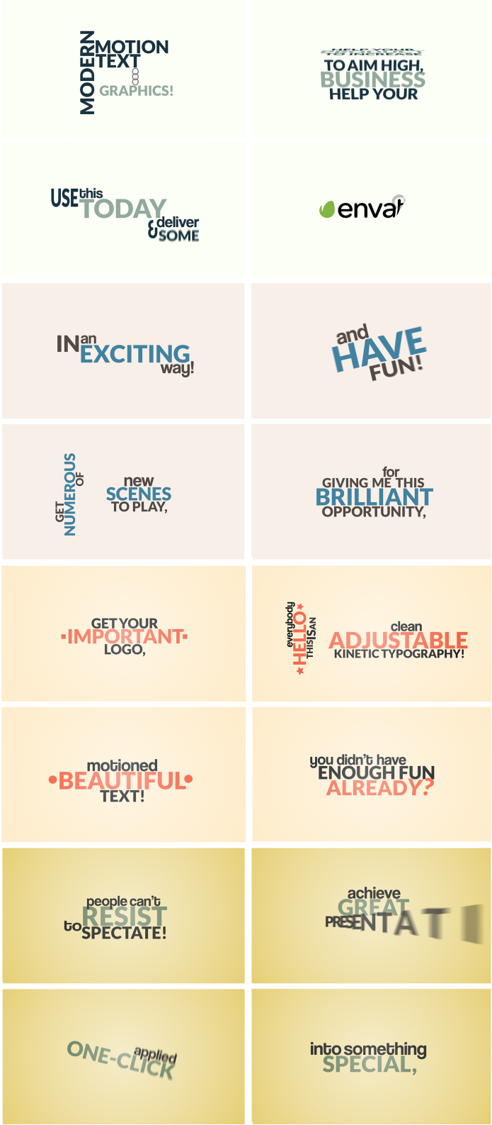 Clean Kinetic Typography - Kinetic Typography (710x1599), Png Download