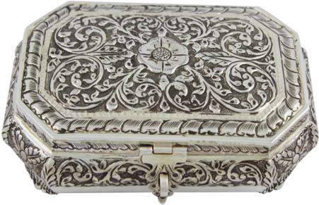 Antique Silver Article's - Box (500x500), Png Download