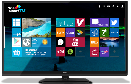 Led Smart Tv 24 (659x350), Png Download
