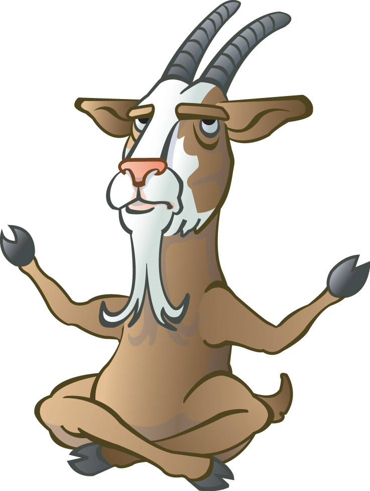 Billy Goat Cartoon - Cartoon Billy Goat (737x977), Png Download