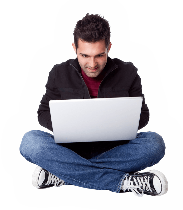 Sitting On Couch Png (769x879), Png Download