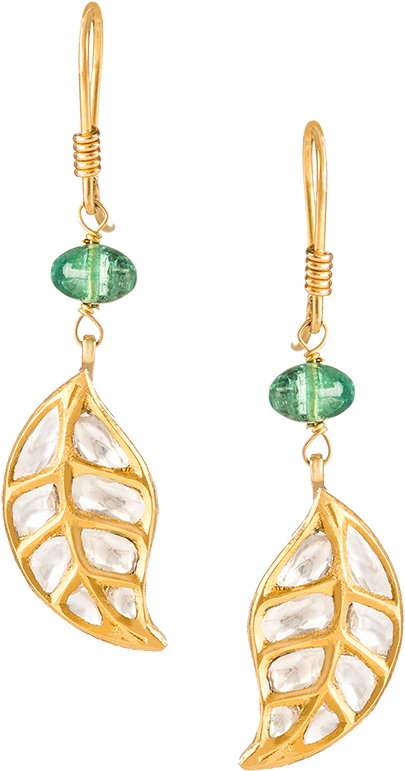 Weeping Peepal Earrings - Earring (1000x1000), Png Download