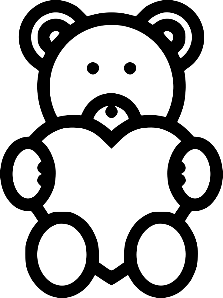 Teddy Bear Comments - Wedding & Love Icons Bear (736x980), Png Download
