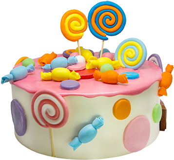 Candy Land Cake - Candy Land (450x450), Png Download