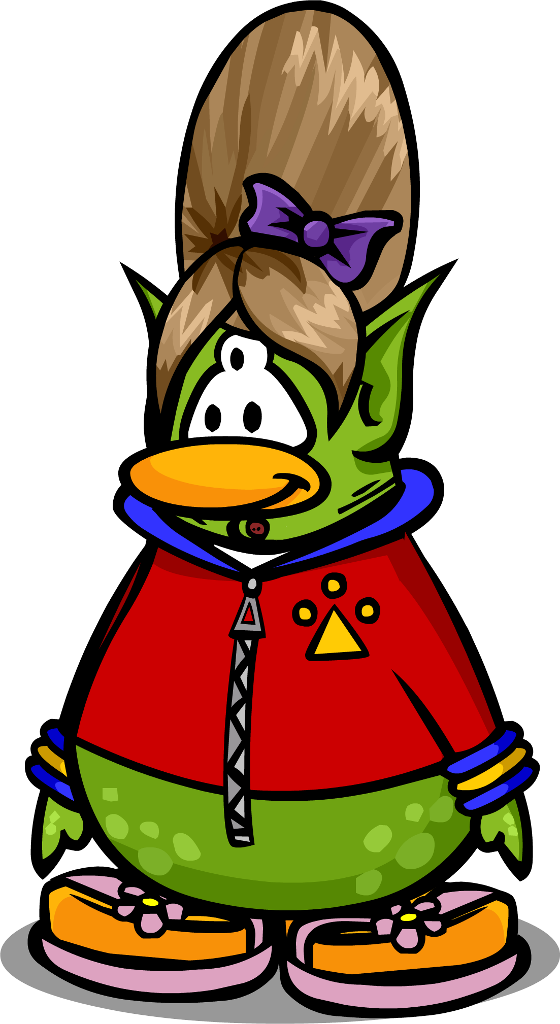 Burnt Out Bulbs Alien Female - Club Penguin Alien Png (1103x2018), Png Download