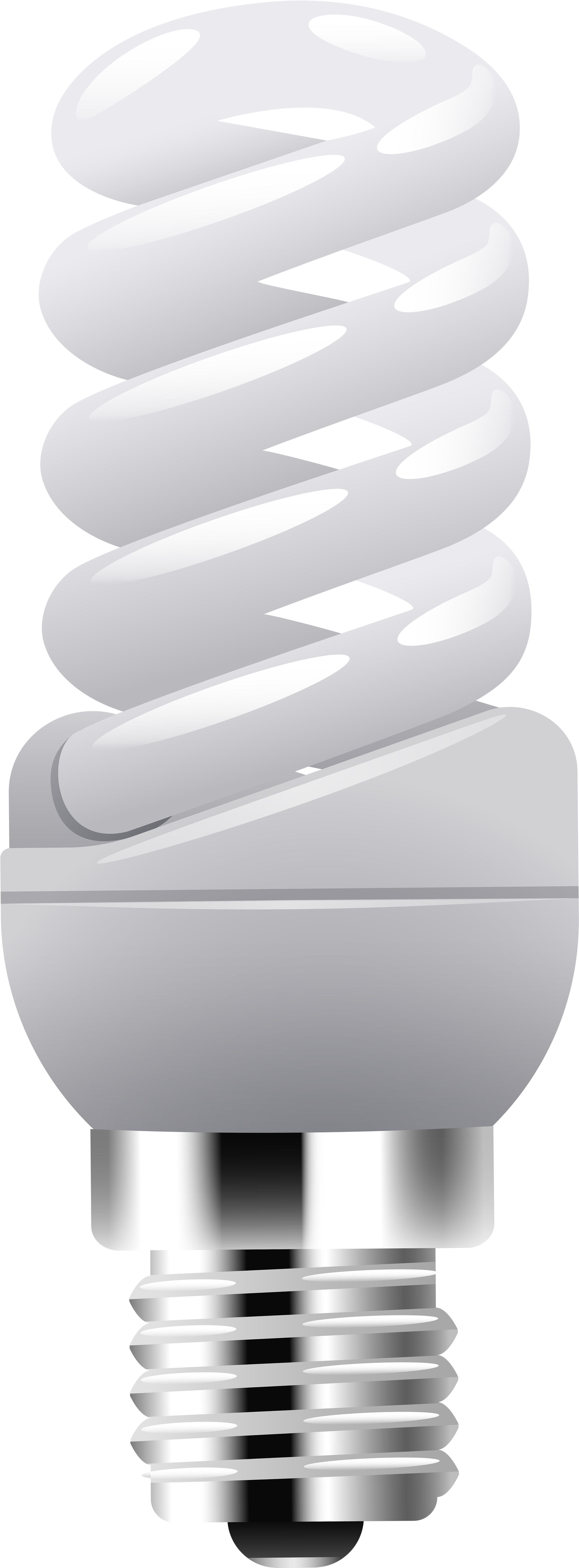 Energy Saving Bulb Png Clip Art - Monochrome (3013x8000), Png Download