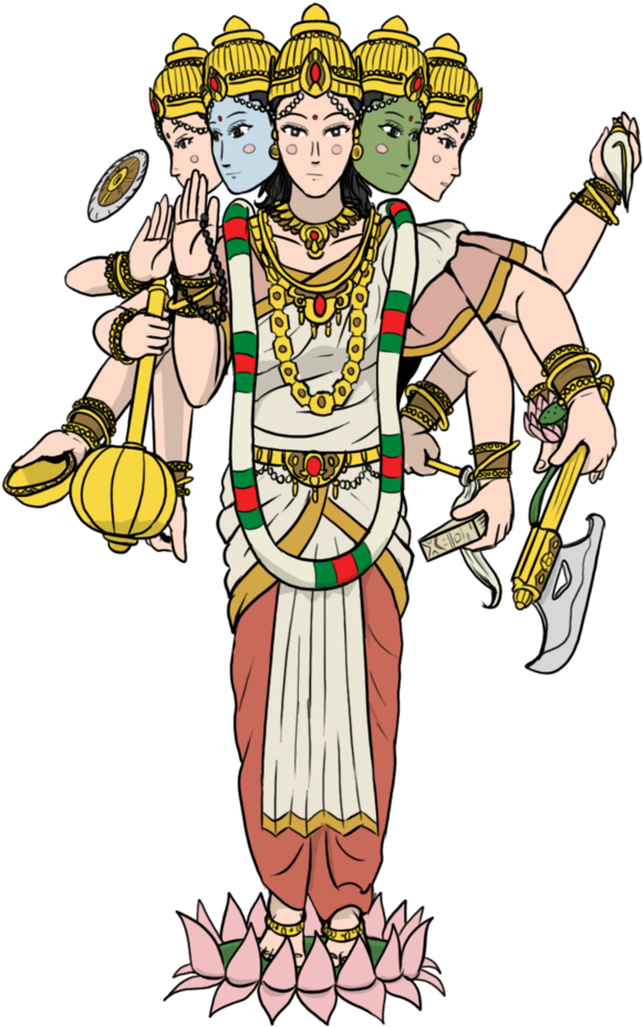 Pin By Watchalen Mudkrathok On All Anime Hindu Gods - Cartoon (774x1032), Png Download