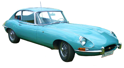 Soft Blue Sports Car Clip Art - Vintage Cars Clipart Png (531x317), Png Download