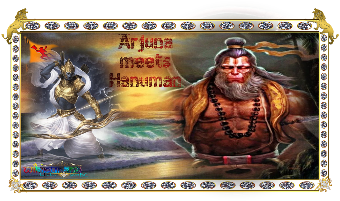 Hanuman In Mahabharata - Bhagwan Shri Hanumanji (1200x722), Png Download