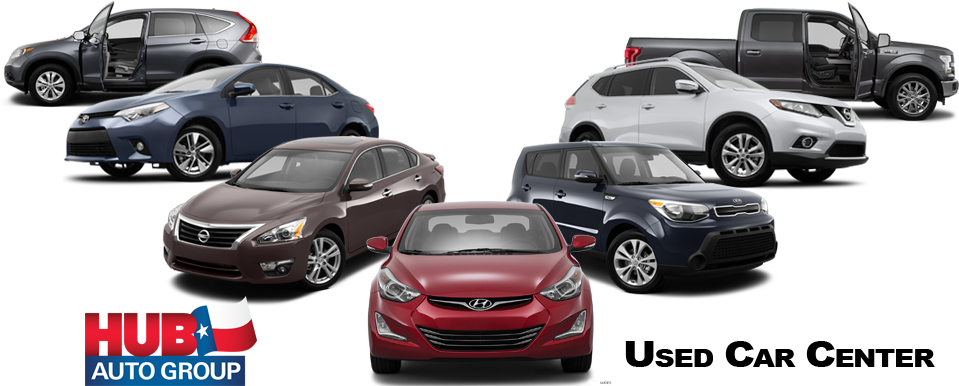 Find Used Cars For Sale In Houston, Tx - Group Of Car Png (960x403), Png Download