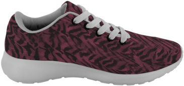 Akai Dark Red Tiger Striped Ergonomic High Performance - Sneakers (390x390), Png Download