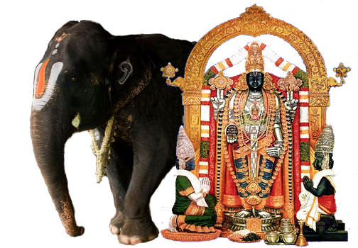 Oppliyappantemple Gallery - Oppiliappan (524x349), Png Download
