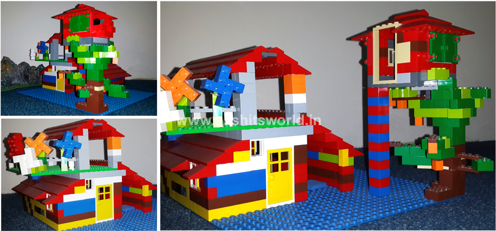 Lego Creations - Dollhouse (1000x600), Png Download