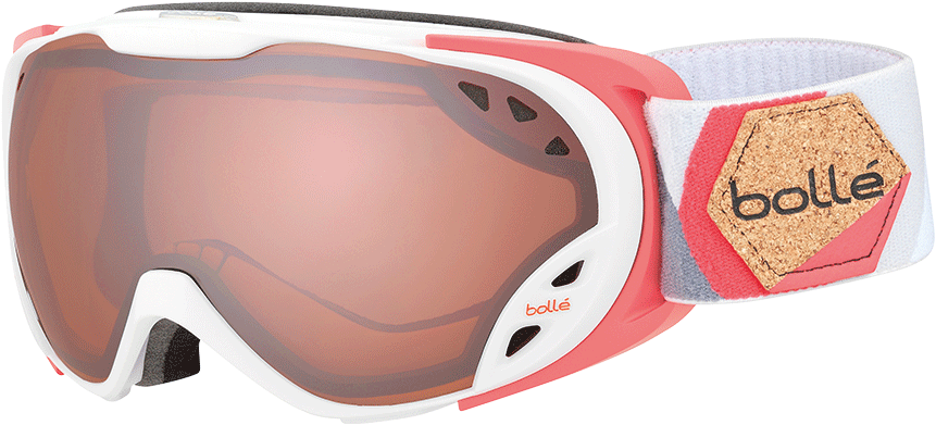Bolle Duchess - Bolle Womens Duchess Goggle - White And Coral (900x500), Png Download