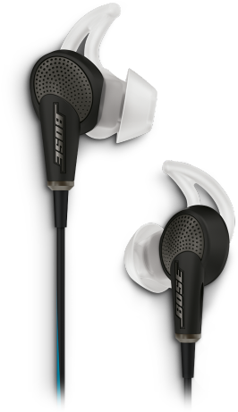 Qc20 Noise Cancelling Headphones Apple Devices - Bose Qc 20 Acoustic Noise Cancelling Headphones (600x511), Png Download