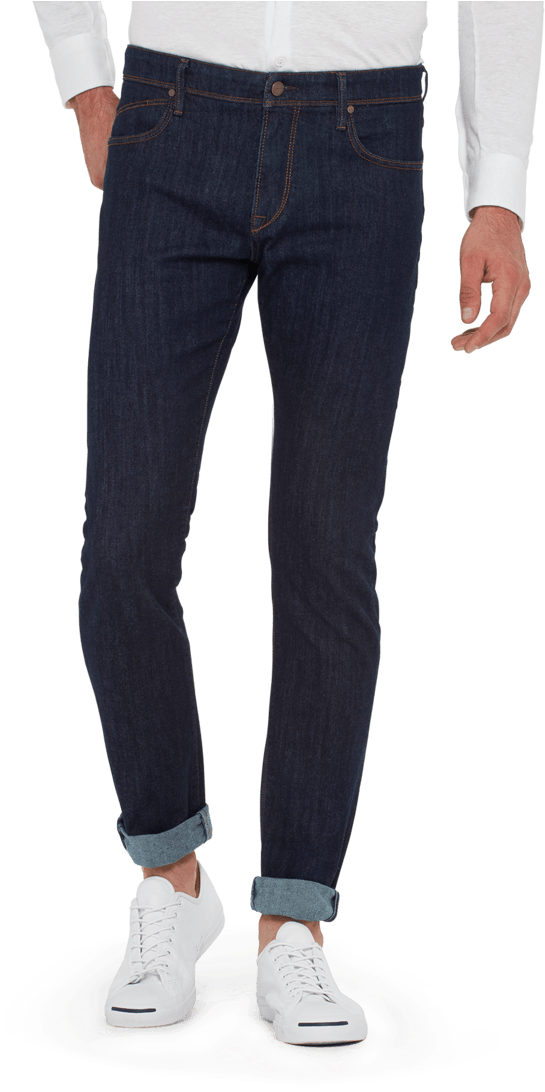 Flat Image Of The Malcolm Denim - Trousers (900x1125), Png Download