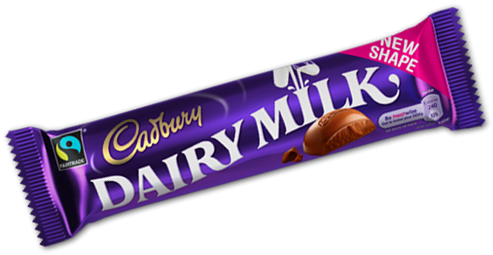 Cadbury Dairy Milk - Dairy Milk 5 Rs (510x340), Png Download