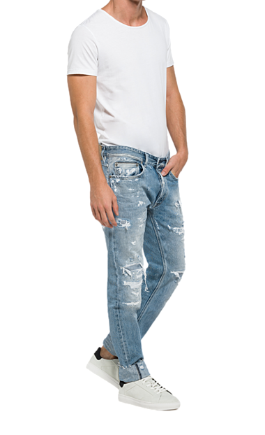 Jeans Men Jeans - Jeans (380x622), Png Download